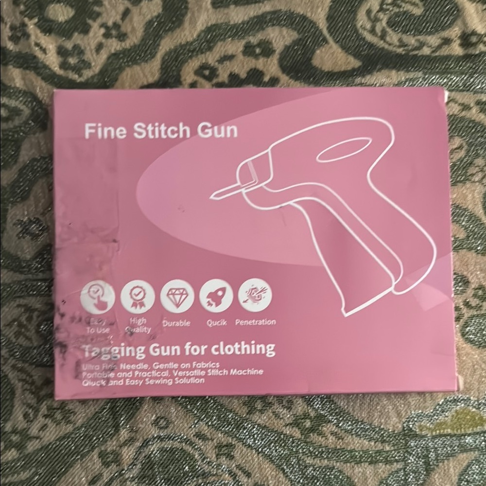 Pink Fine Stitch Gun for Clothing